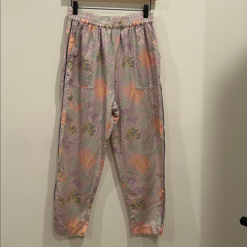 Raquel Allegra Silk Floral Pants Sz 1/S